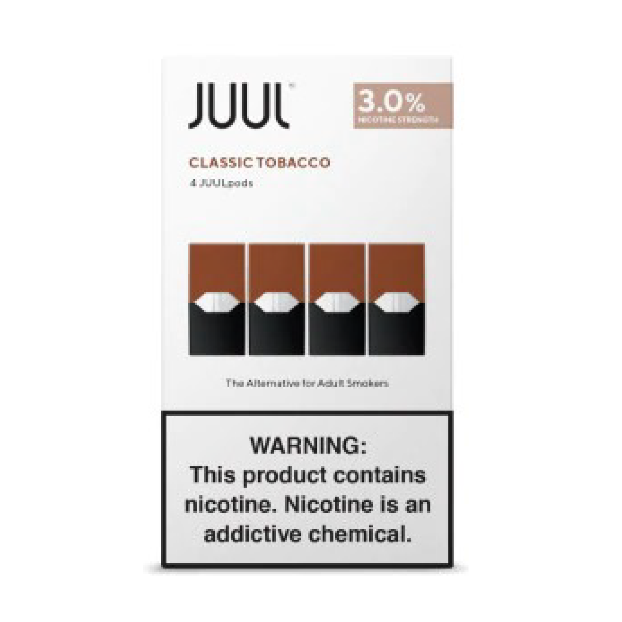 JUUL Pods 4 Pack 3 Classic Tobacco Vape Nation